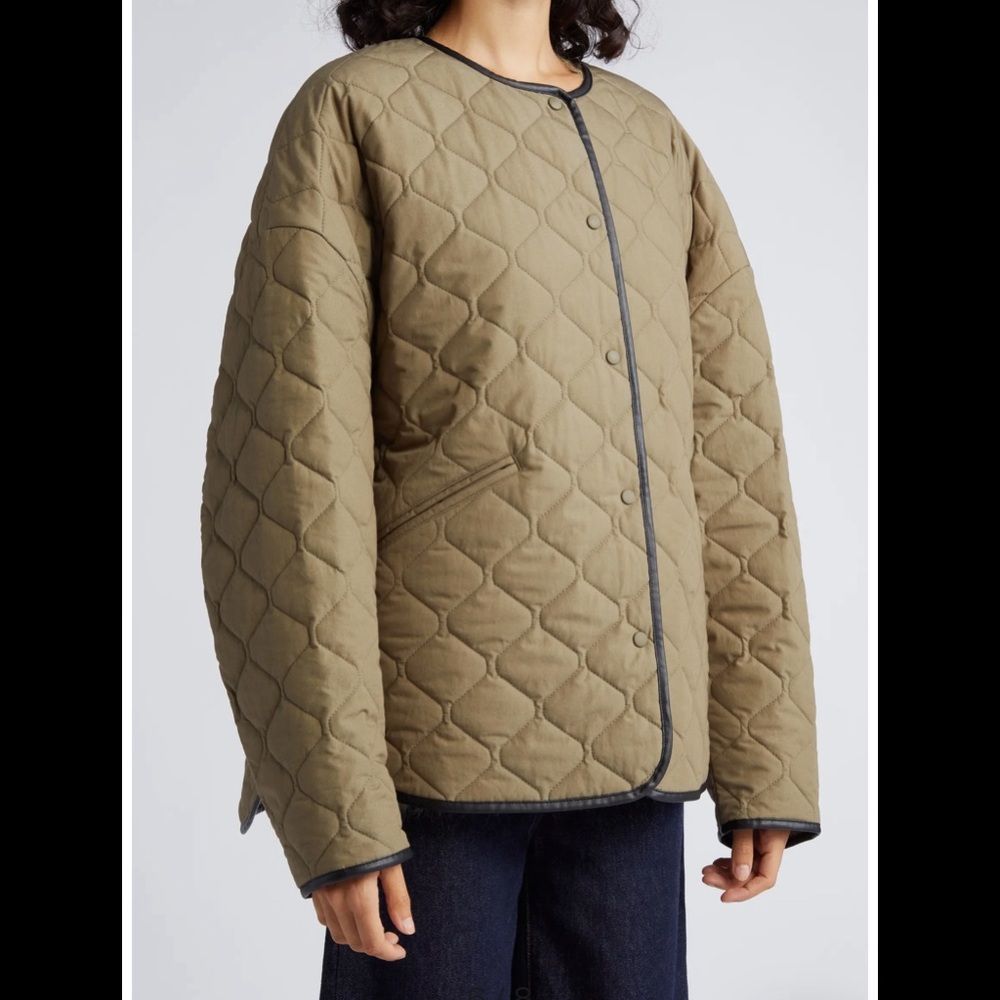 TOTEME cotton quilted jacket